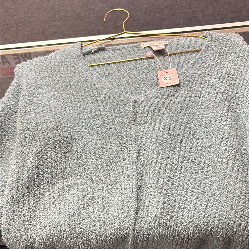 Cozy Light Blue Women Sweater